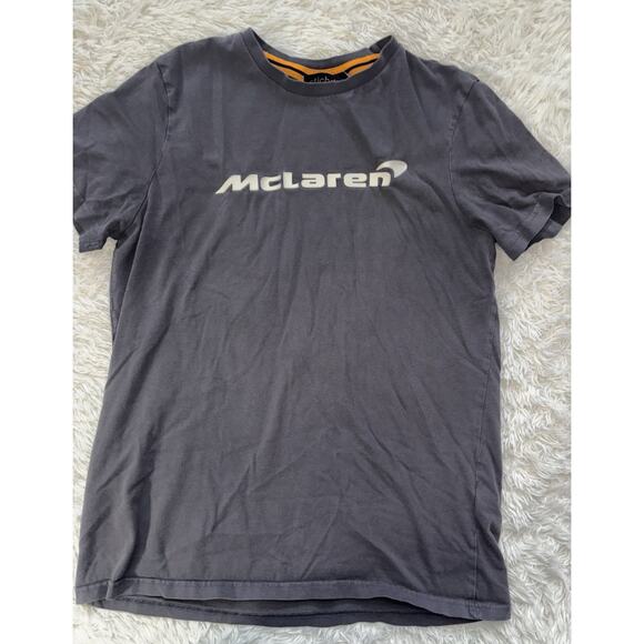 McLaren Adult Sz. L Gray Logo Short Sleeved Tee. Great Quality, Comfortable - Picture 1 of 10